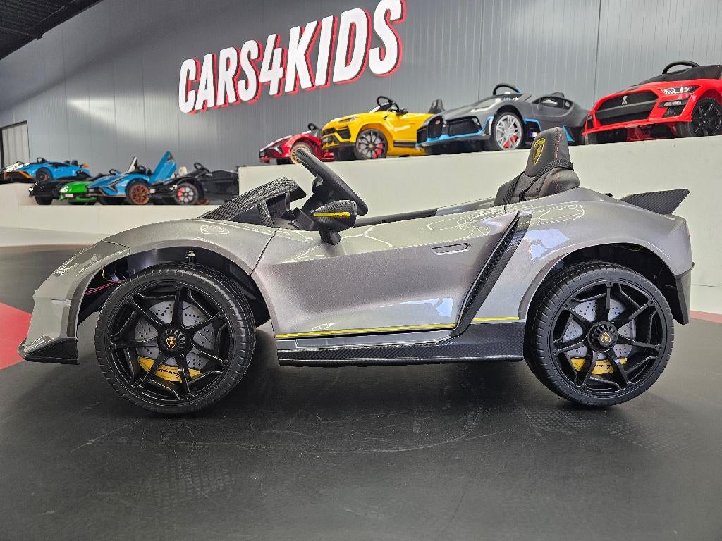 Kinderauto Lamborghini Autentica - soft start - leren zit, Ophalen of Verzenden, Nieuw, Afstandsbediening