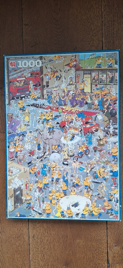 Jan van Haasteren Brandweer, Ophalen, 500 t/m 1500 stukjes, Zo goed als nieuw, Legpuzzel
