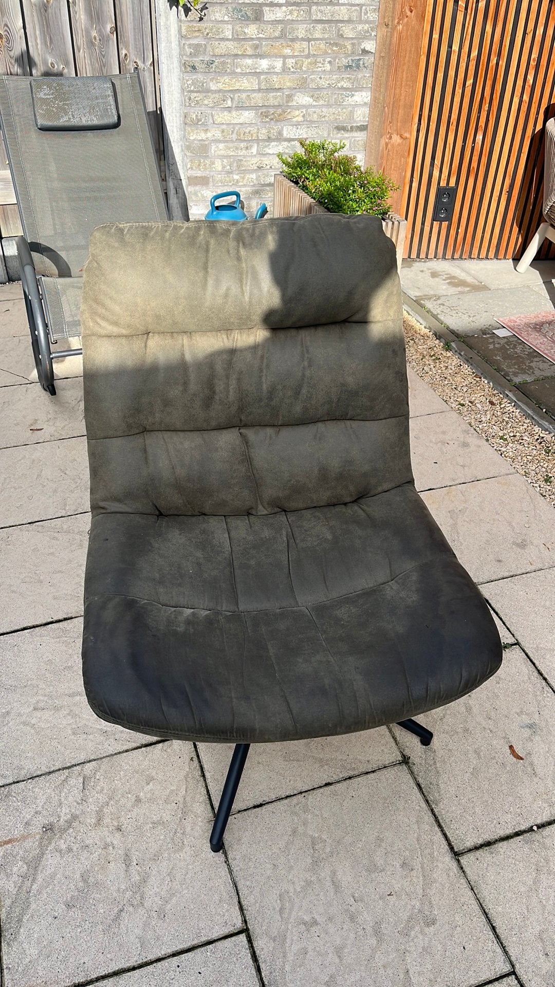GRATIS AF TE HALEN!! Fauteuil groen, Ophalen, Gebruikt, Overige kleuren, Eén