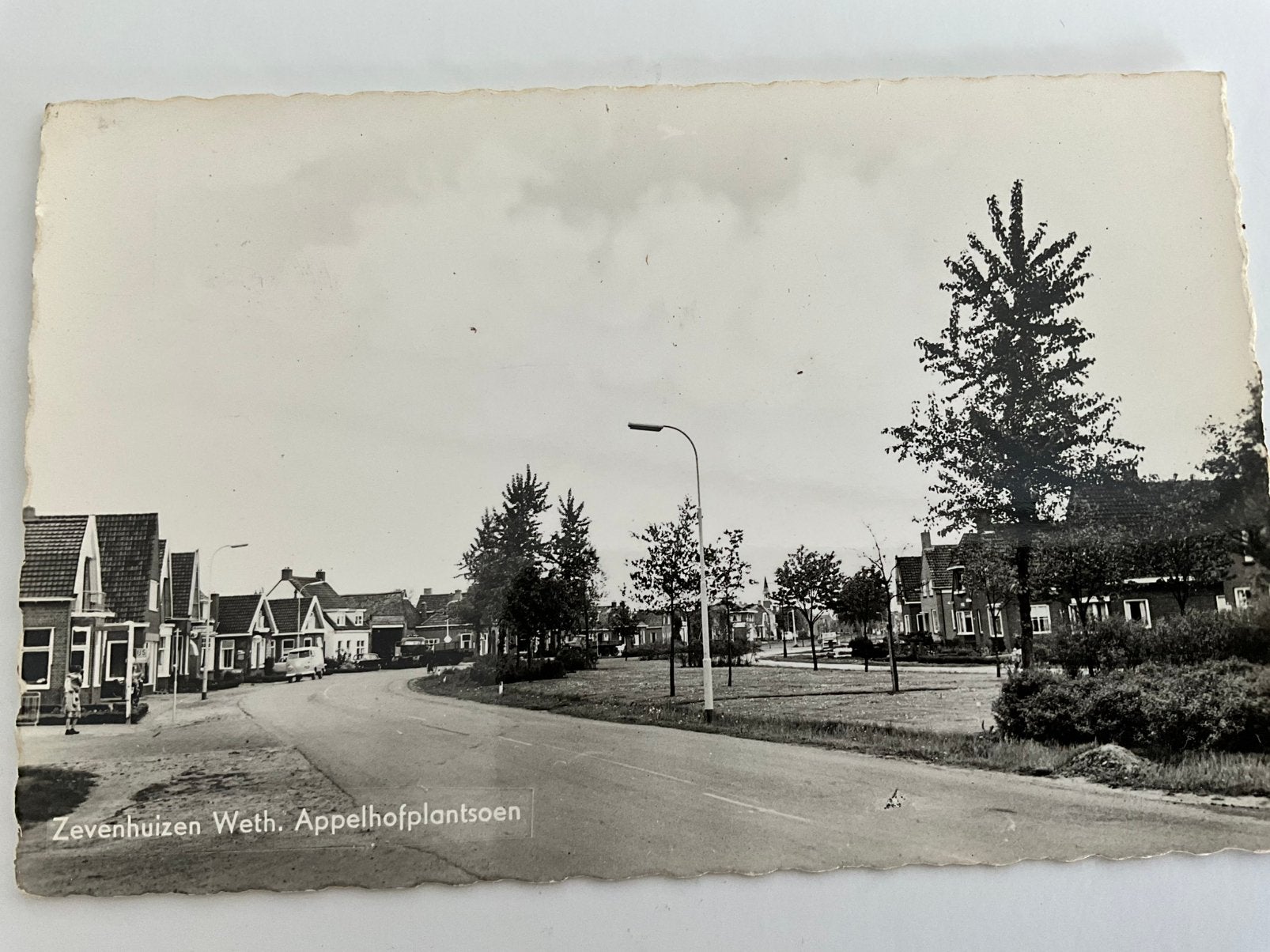 Ansichtkaart Zevenhuizen Gr. Appelhofplantsoen jaren 60, Ophalen of Verzenden, 1960 tot 1980, Ongelopen, Groningen
