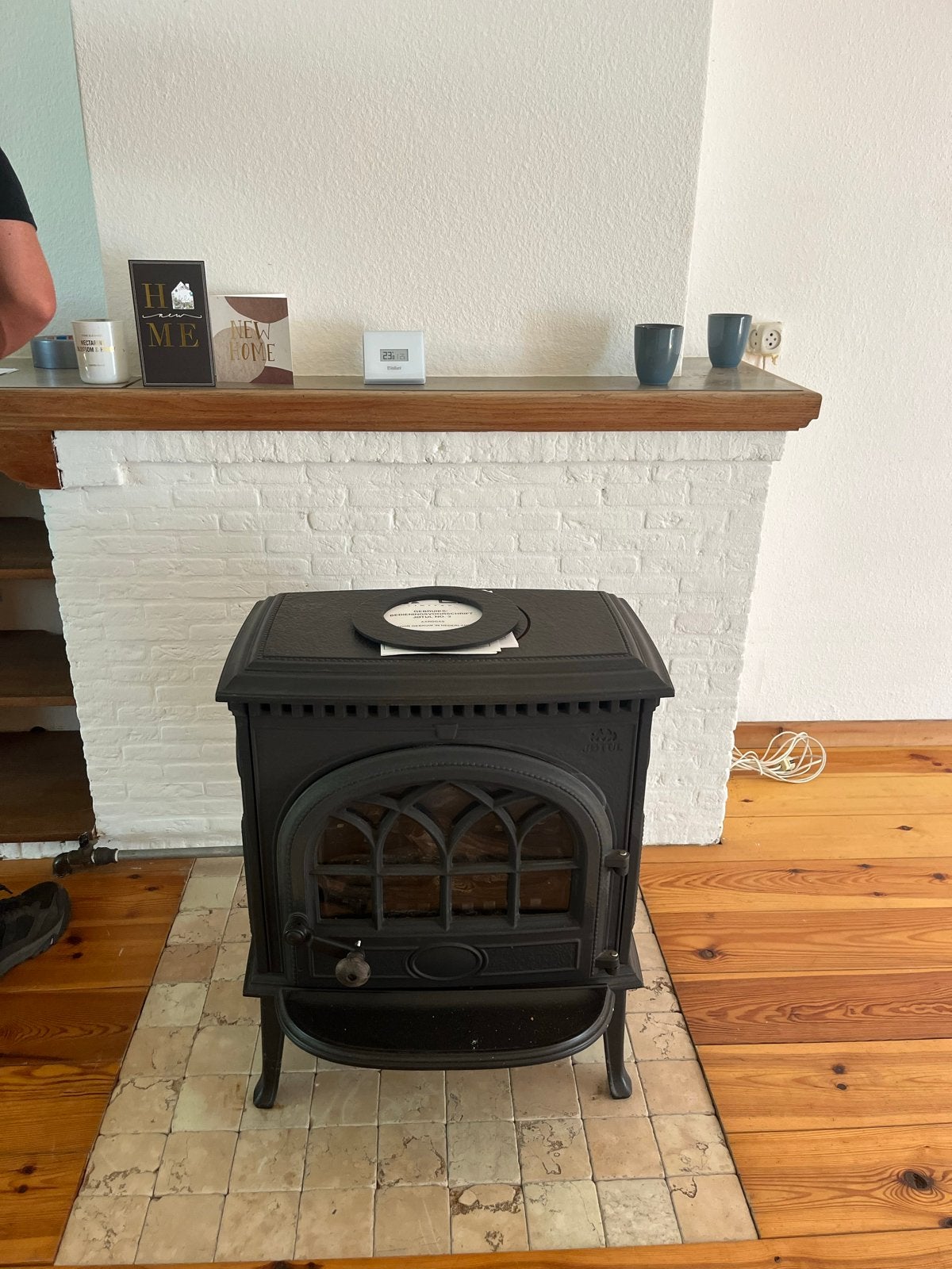 Klassieke Jotul Gaskachel - Gietijzer, Vrijstaand, Ophalen, Gebruikt, Gas, Vrijstaand