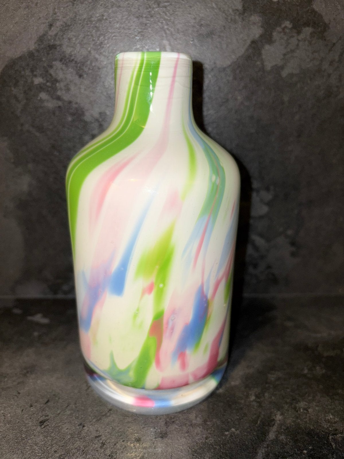 Fidrio Holland vaasje. 17 cm hoog, Meerkleurig, Ophalen of Verzenden, 17 cm, Glas