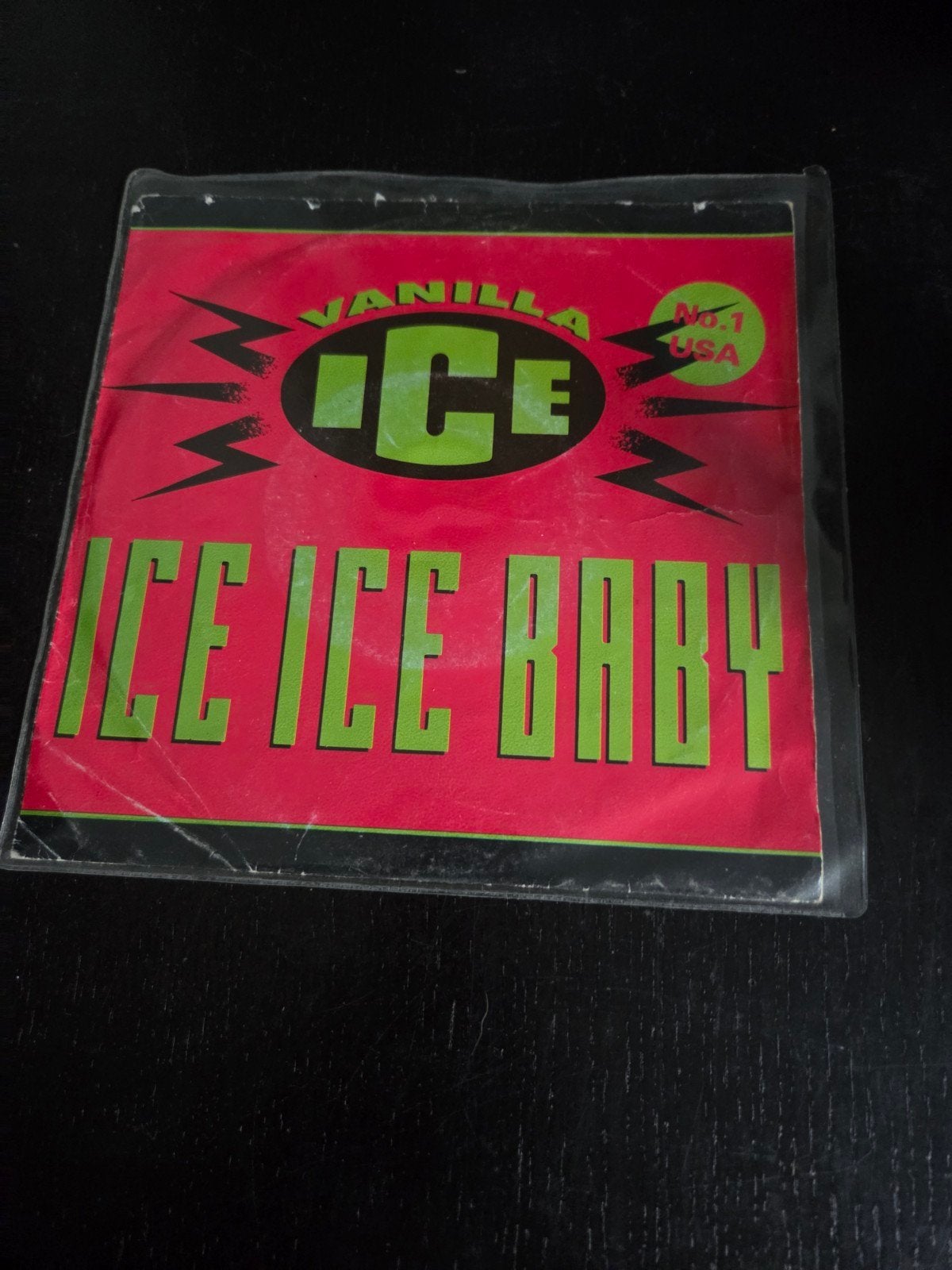 Vanilla Ice - Ice Ice Baby 7 inch vinyl single z.g.a.n., Ophalen of Verzenden, Zo goed als nieuw, 7 inch, Hiphop en Rap