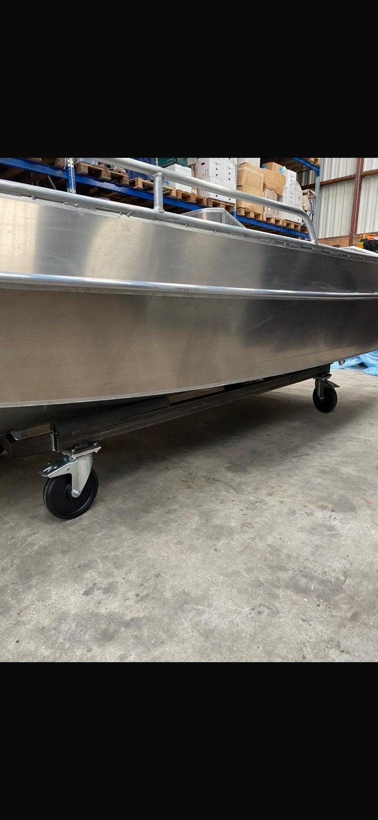 Zeer zware botenbok 1200kg per wiel!, Ophalen, Zo goed als nieuw, Overige typen