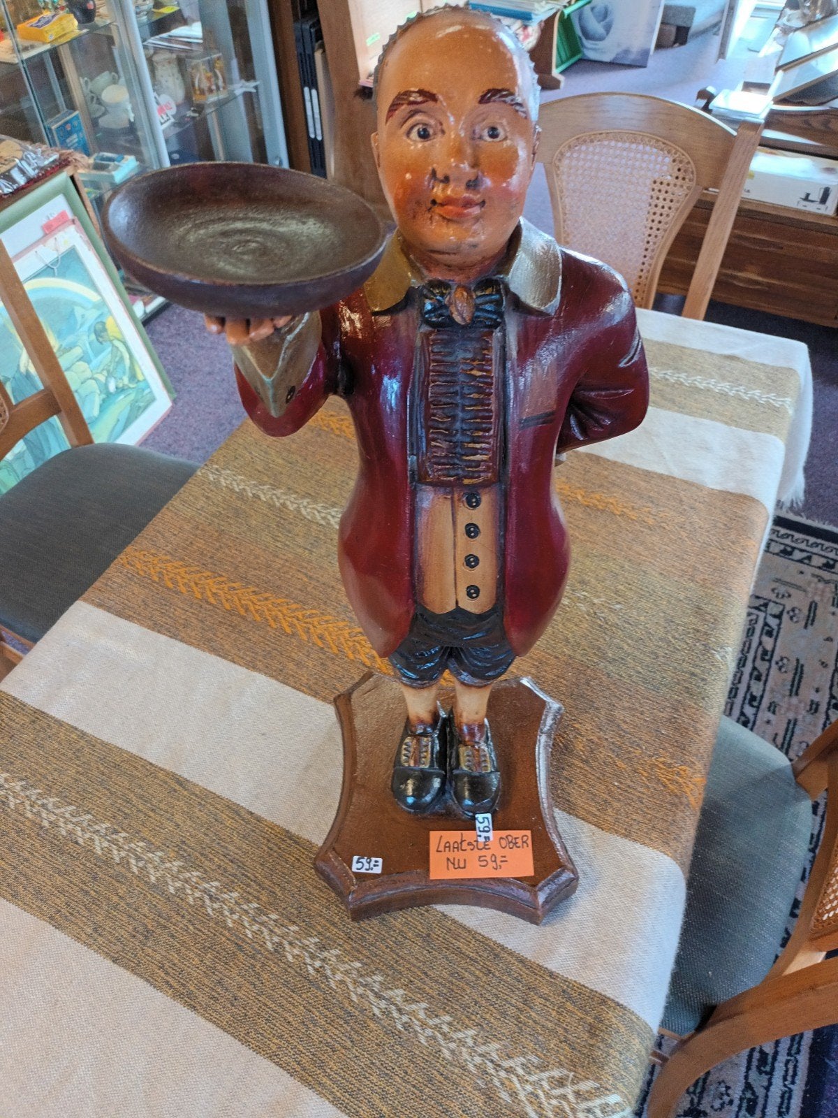 Houten hoog beeld OBER opruiming / rommelmarkt 22 juli, Ophalen, Zo goed als nieuw, Mens