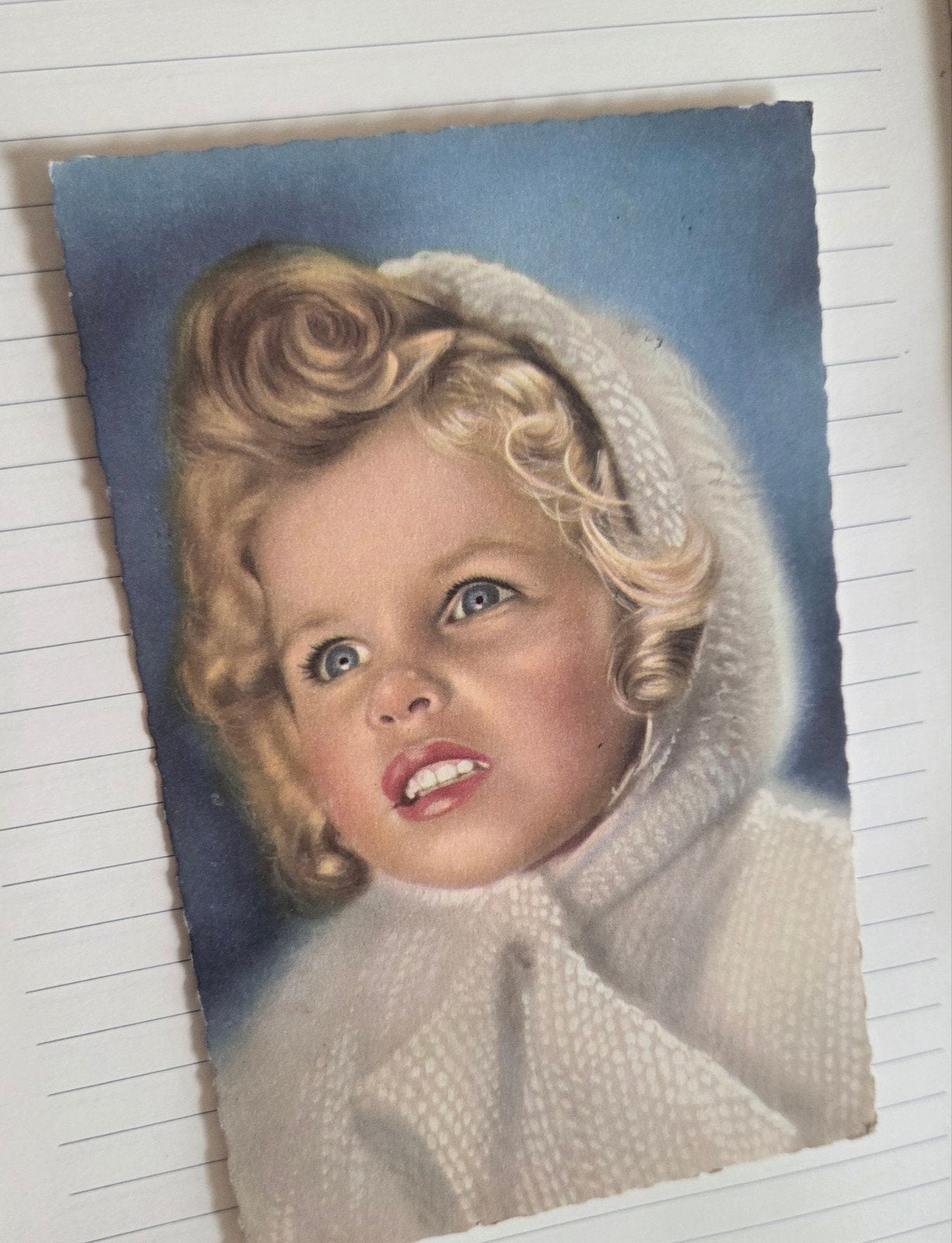 Meisje met Witte Capuchon, 1961, Verzenden, 1960 tot 1980, Gelopen, Kinderen