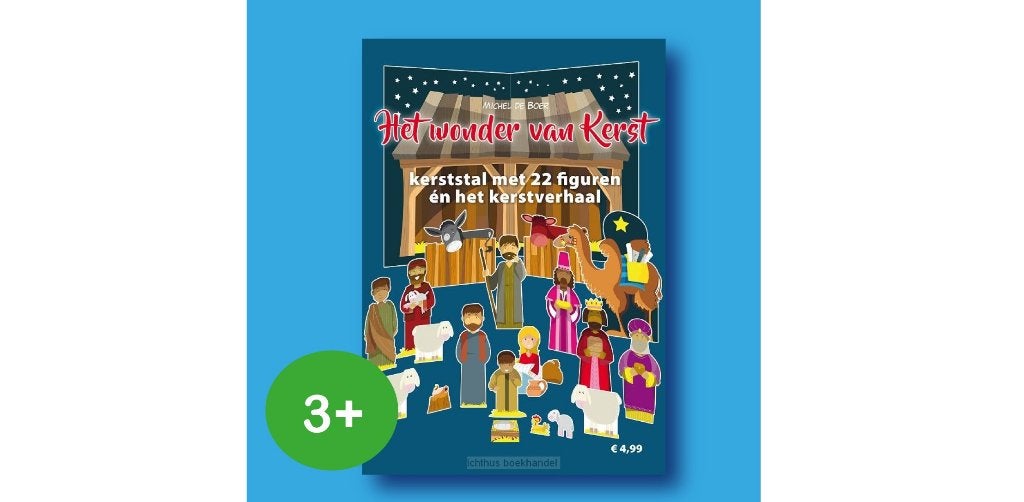 Het wonder van Kerst. Kerststal knutselboek + verhaal., Diversen, Kerst, Ophalen of Verzenden, Zo goed als nieuw