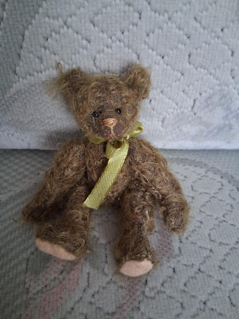 Beertje, miniatuurbeertje, Ophalen of Verzenden, Zo goed als nieuw, Stoffen beer, Overige merken