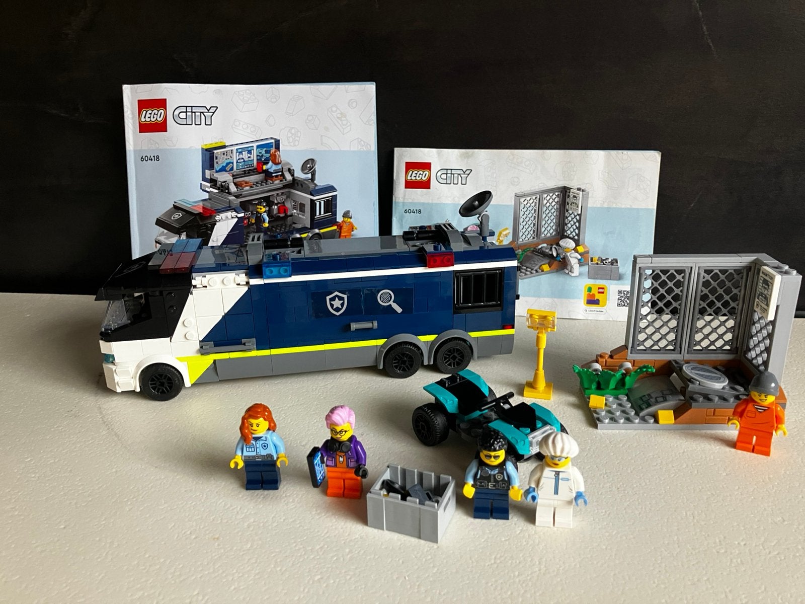 Lego 60418 Politielaboratorium in truck, Compleet, City, Lego, Ophalen of Verzenden
