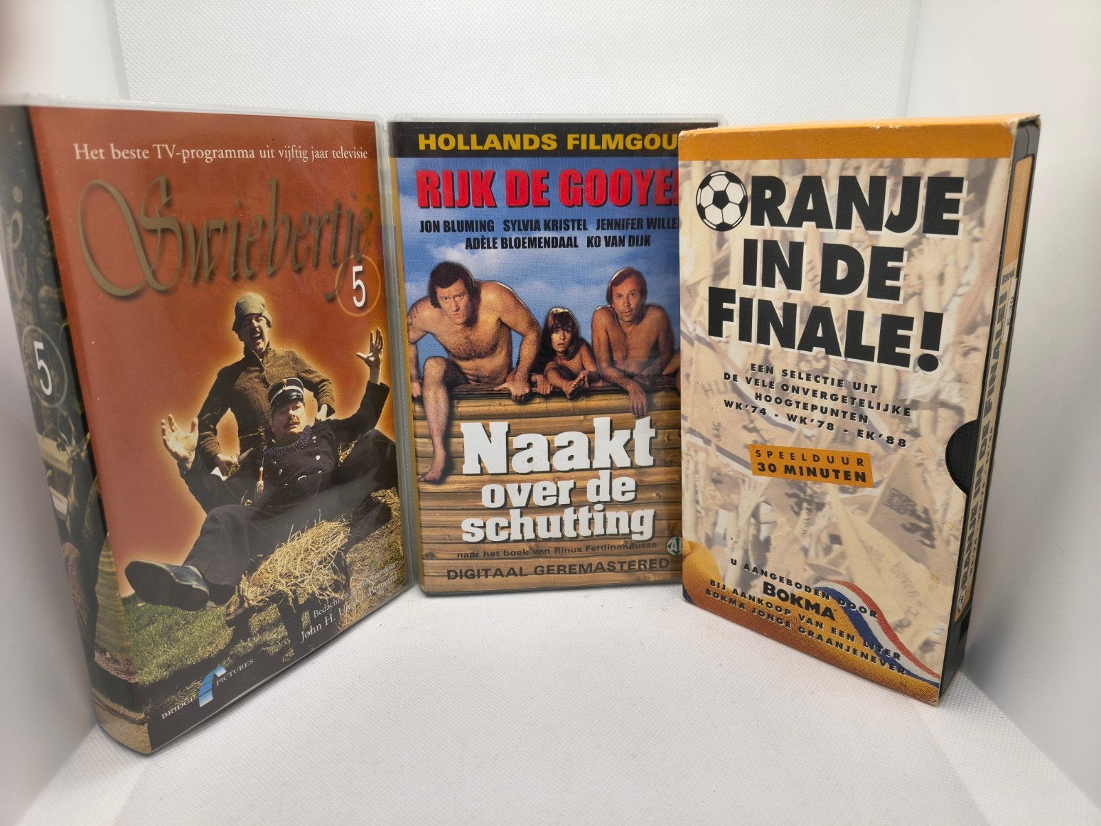 Swiebertje 5, naakt over de schutting, randje finale VHS lot, Ophalen of Verzenden