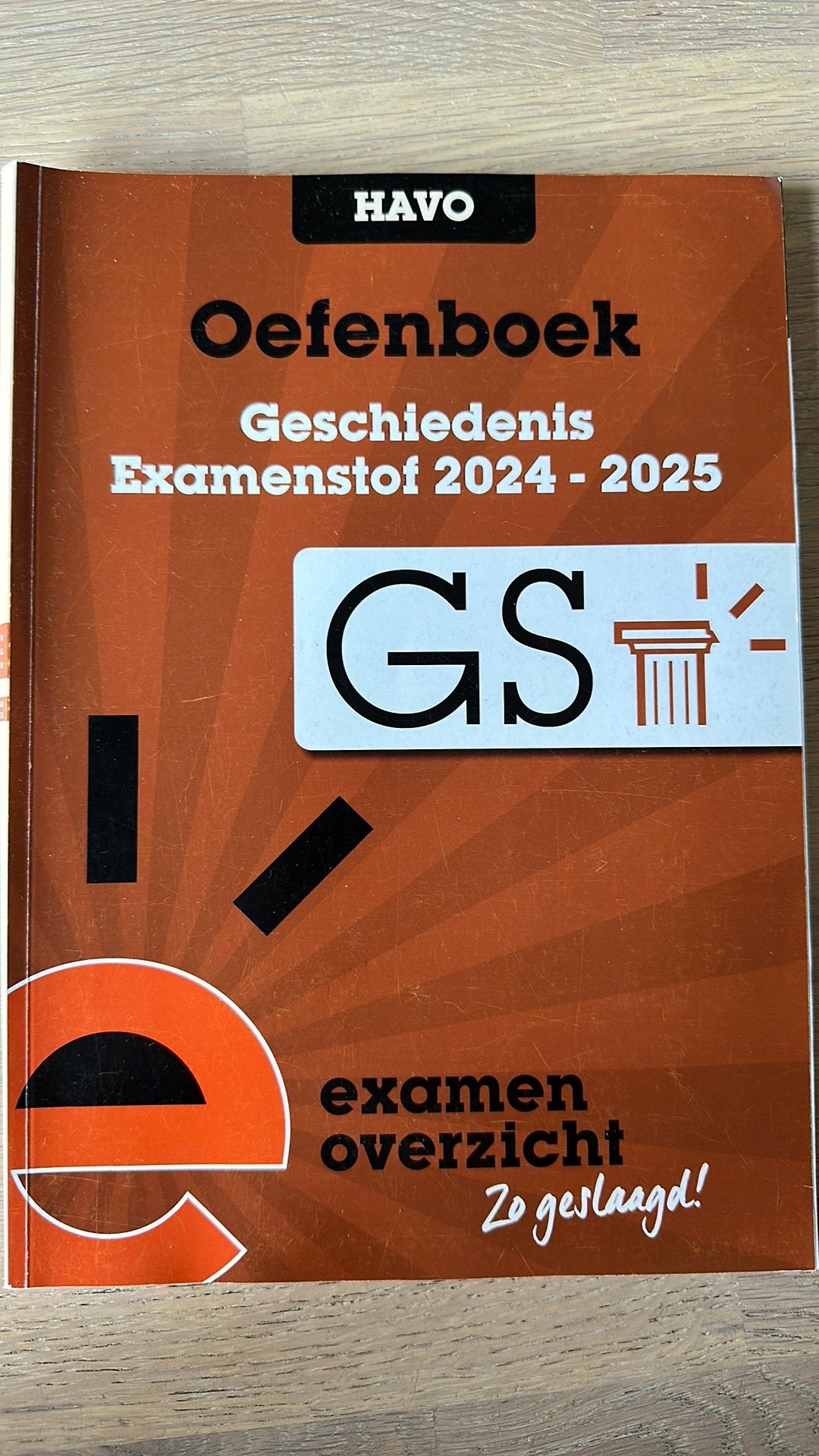 ExamenOverzicht Oefenboek Geschiedenis 2024-2025, Ophalen of Verzenden, Zo goed als nieuw, HAVO, Geschiedenis