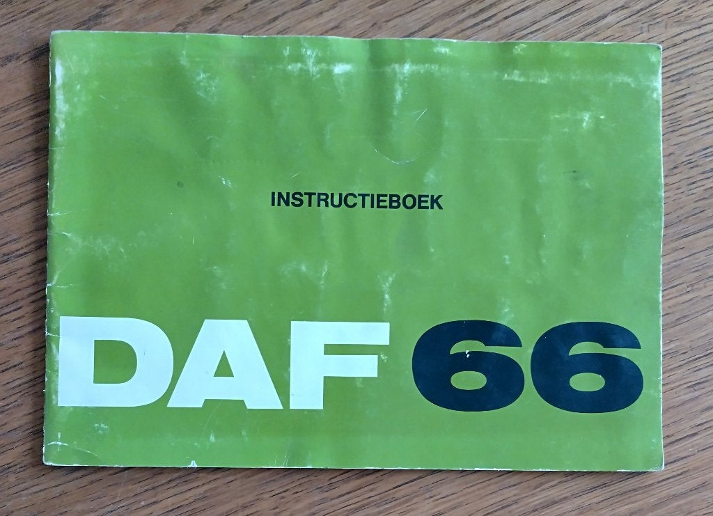 Handleiding / instructieboek DAF 66 (1973), Auto diversen, Handleidingen en Instructieboekjes, Ophalen of Verzenden