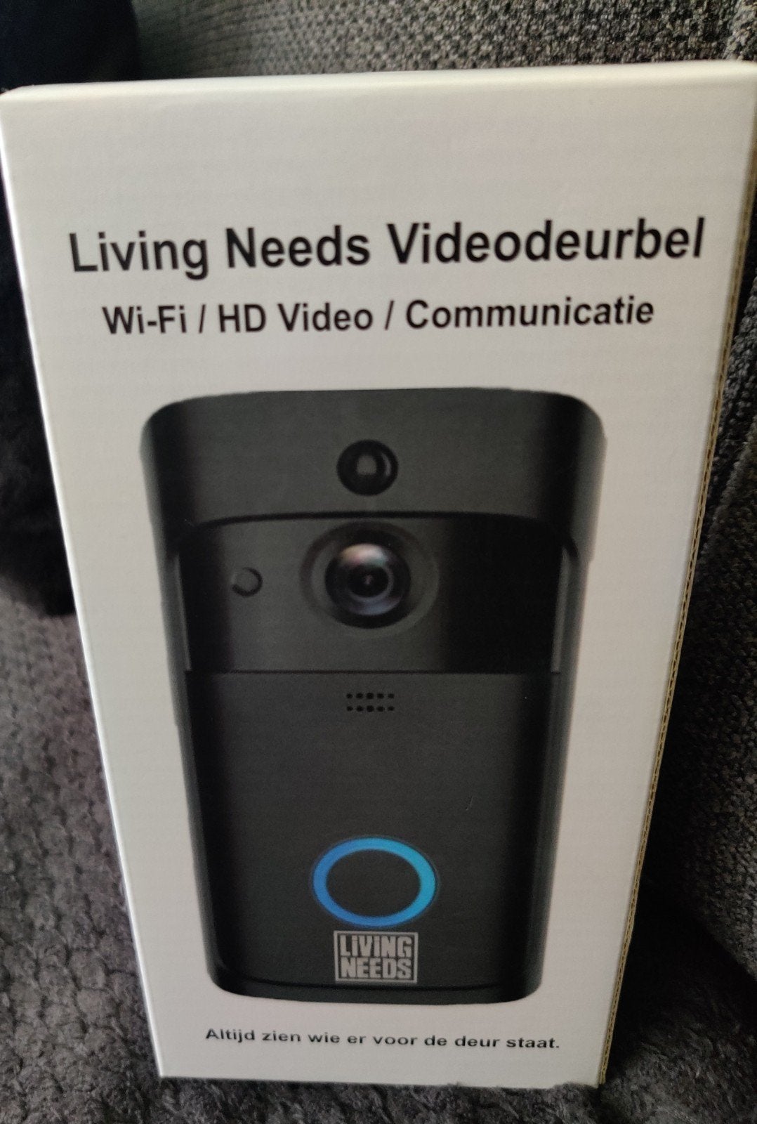 Nieuwe Living Needs Draadloze Videodeurbel - HD, Wi-Fi, Ophalen of Verzenden, Ingebouwde camera, Nieuw, Draadloos
