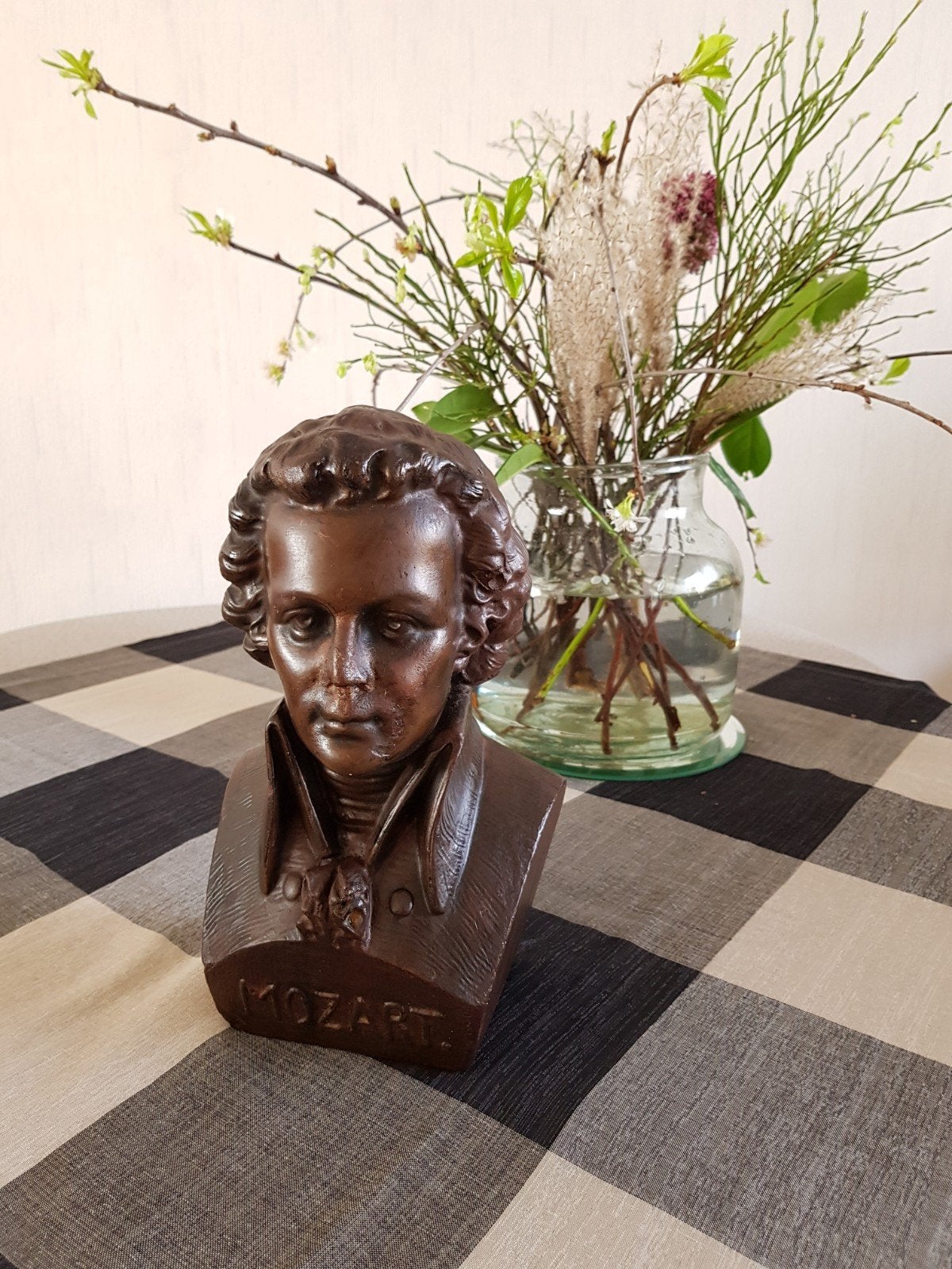 Gipsen Mozartbeeld, Verzenden, Gebruikt, Overige typen