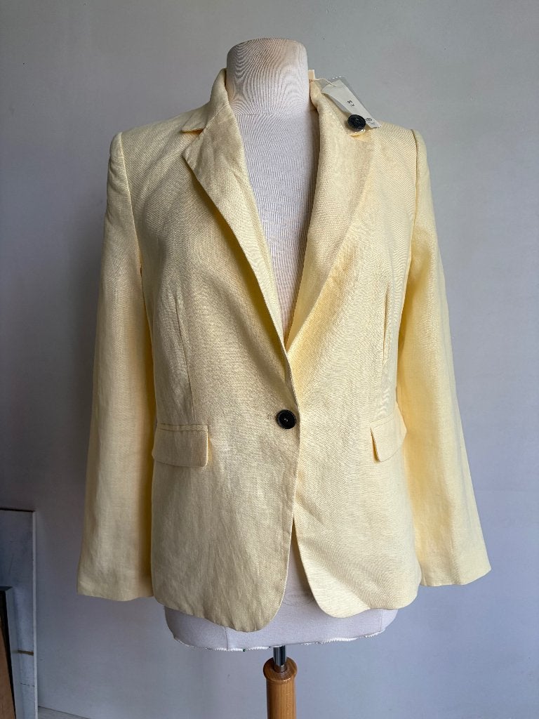 mango blazer pastel geel jasje, Maat 38/40 (M), Mango, Verzenden, Geel