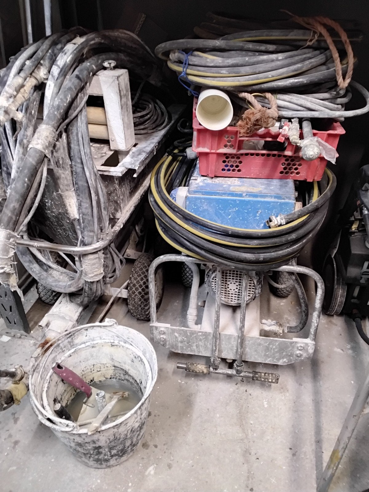 Spackspuit combinatie 220 volt., Ophalen