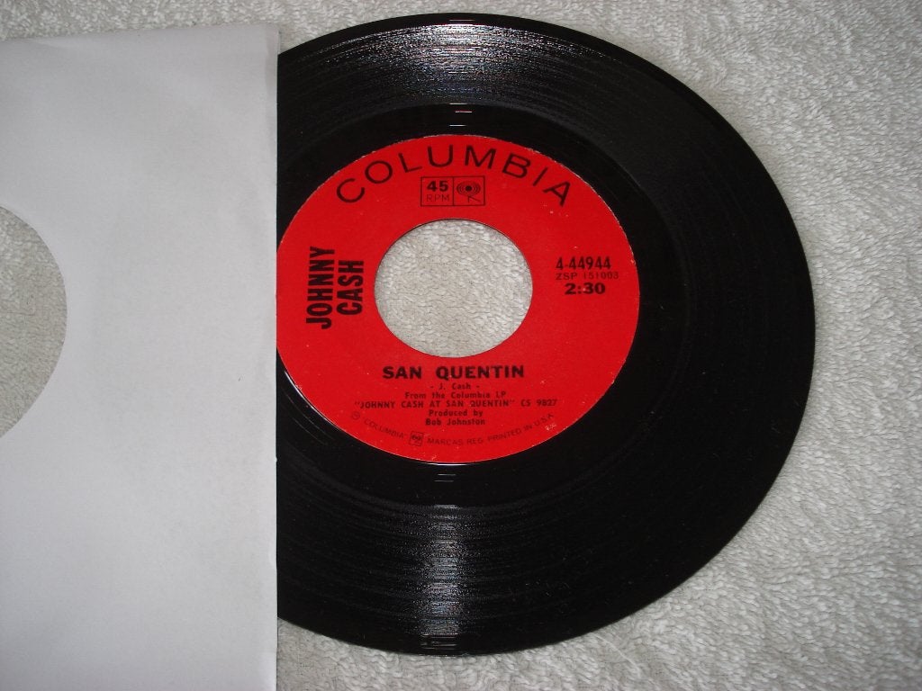 Johnny Cash     San Quentin   Usa     Orgineel, Originele persing, Ophalen of Verzenden, Zo goed als nieuw, Country en Western