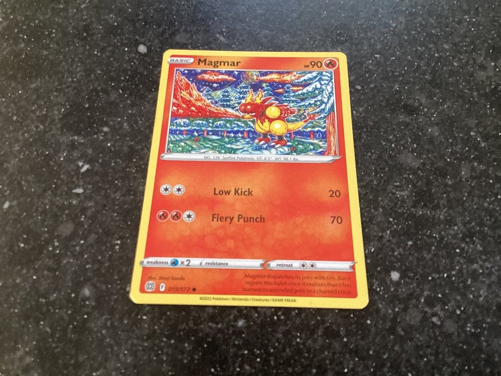 Pokemon kaart magmar, Ophalen of Verzenden, Nieuw, Losse kaart
