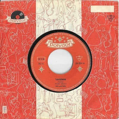 BOB & EDDY (Ronny & Eddy Börner) 1959   ZELDZAAM !! B1279, Cd's en Dvd's, Vinyl Singles, Ophalen of Verzenden, Gebruikt, 7 inch