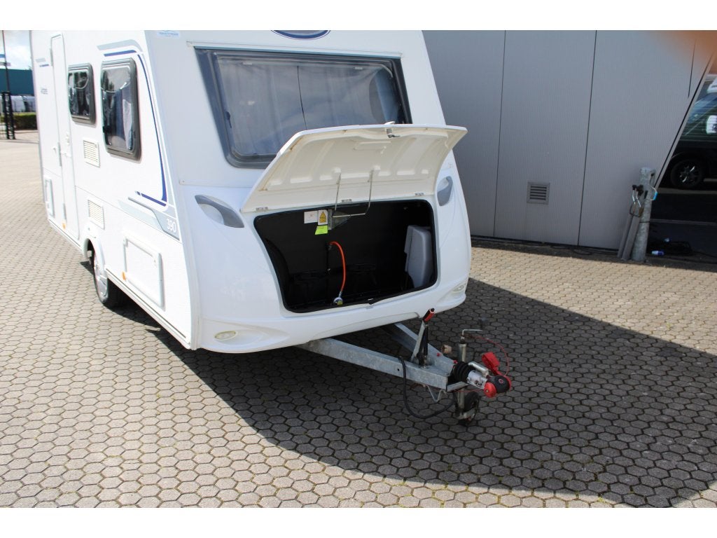 Caravelair Antares 390 Voortent Mover 1000KG Dwars bed, Caravans en Kamperen, Bedrijf, Treinzit, Caravelair, Schokbreker