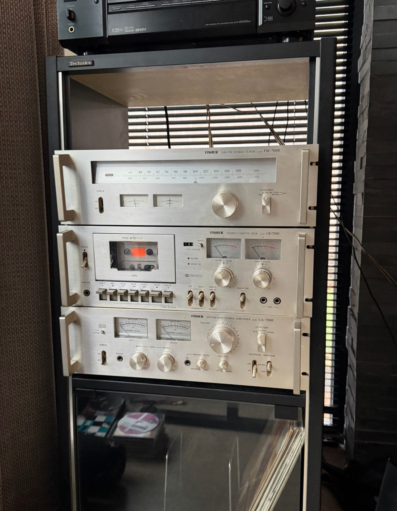 Mooie complete Fisher 7000 serie, nagelopen en beurtje gehad, Overige merken, Gebruikt, Cassettedeck, Losse componenten