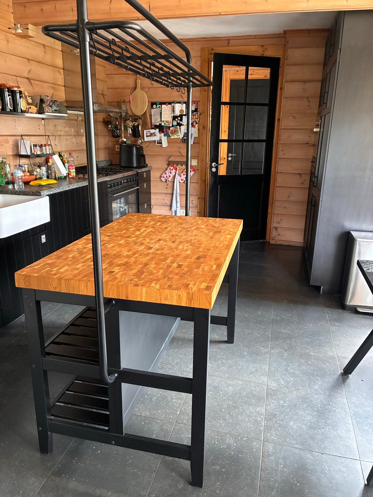 IKEA Vadholma Keukenblok met Opbergrek, Ophalen, Overige typen, Hout, IKEA