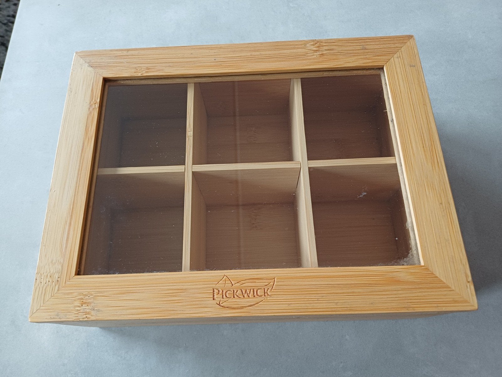 Pickwick massief houten theedoos - Nieuw, Ophalen, Nieuw, Hout