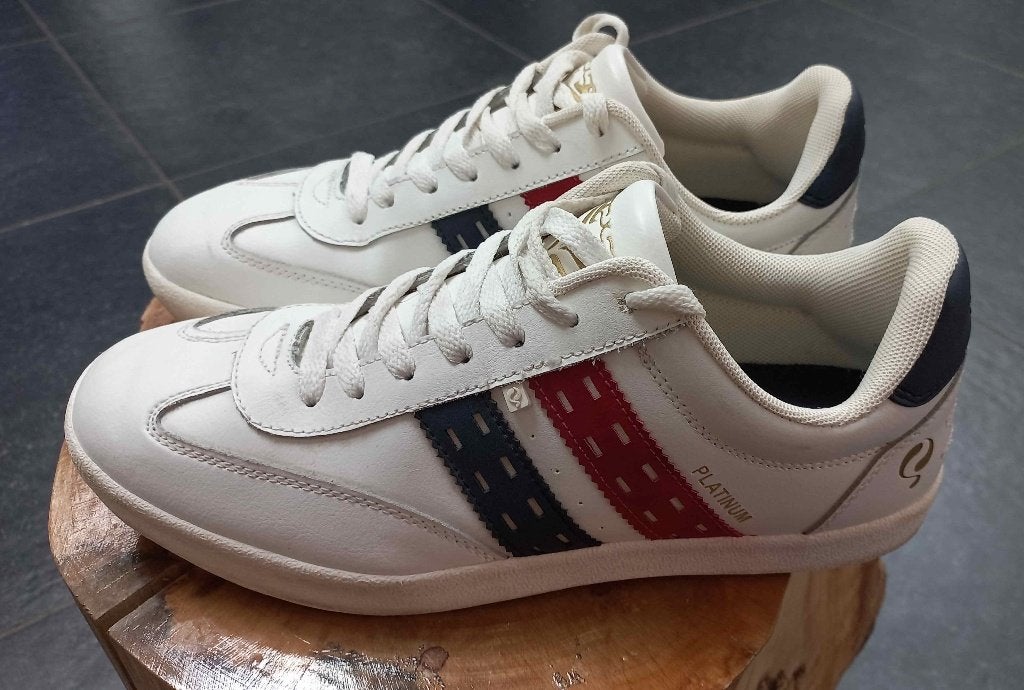 Q1905 Platinum Sneaker Heren | Maat 43, Quick, Wit, Ophalen of Verzenden, Sneakers of Gympen