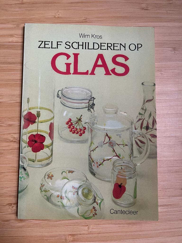 Zelf schilderen op glas Wim Kros, Ophalen of Verzenden, Gelezen, Tekenen en Schilderen