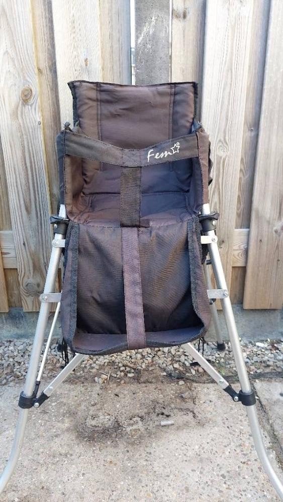 FemStar One2Stay Inklapbare Kinderstoel – Compacte Campingst, Ophalen of Verzenden, Gebruikt, Inklapstoel, Gordel(s)