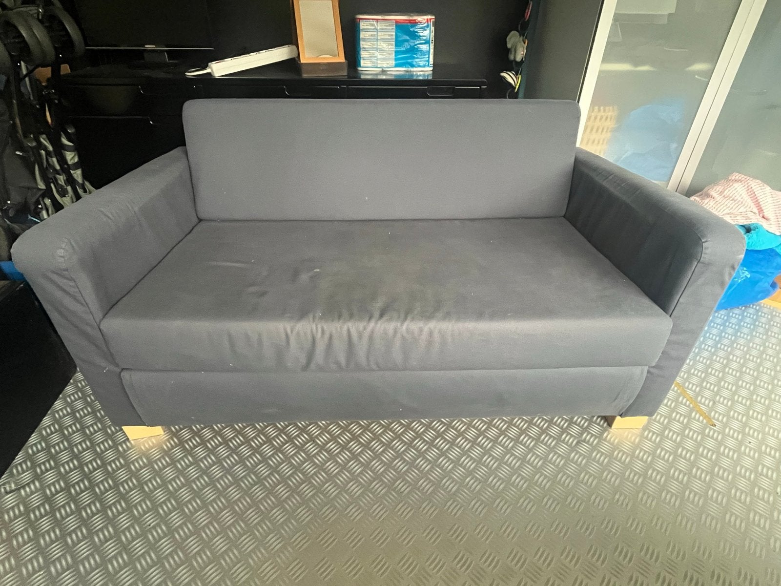 IKEA slaapbank 120 cm breed - Gratis op te halen, Ophalen, Gebruikt, Twijfelaar, 120 cm