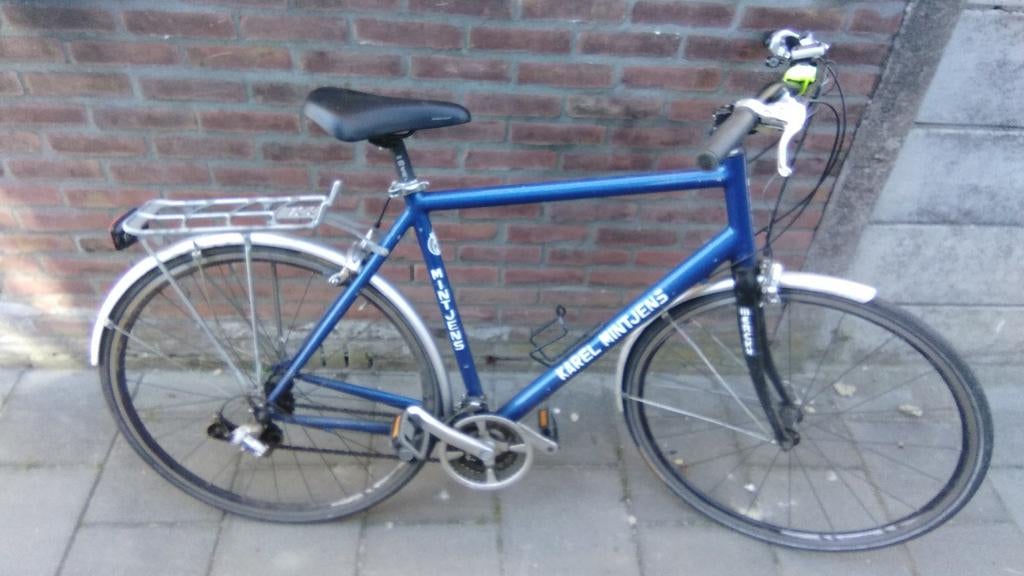 mooie goede sport fiets alles werkt goed aluminium fram, Ophalen of Verzenden, Zo goed als nieuw, Minder dan 10 versnellingen