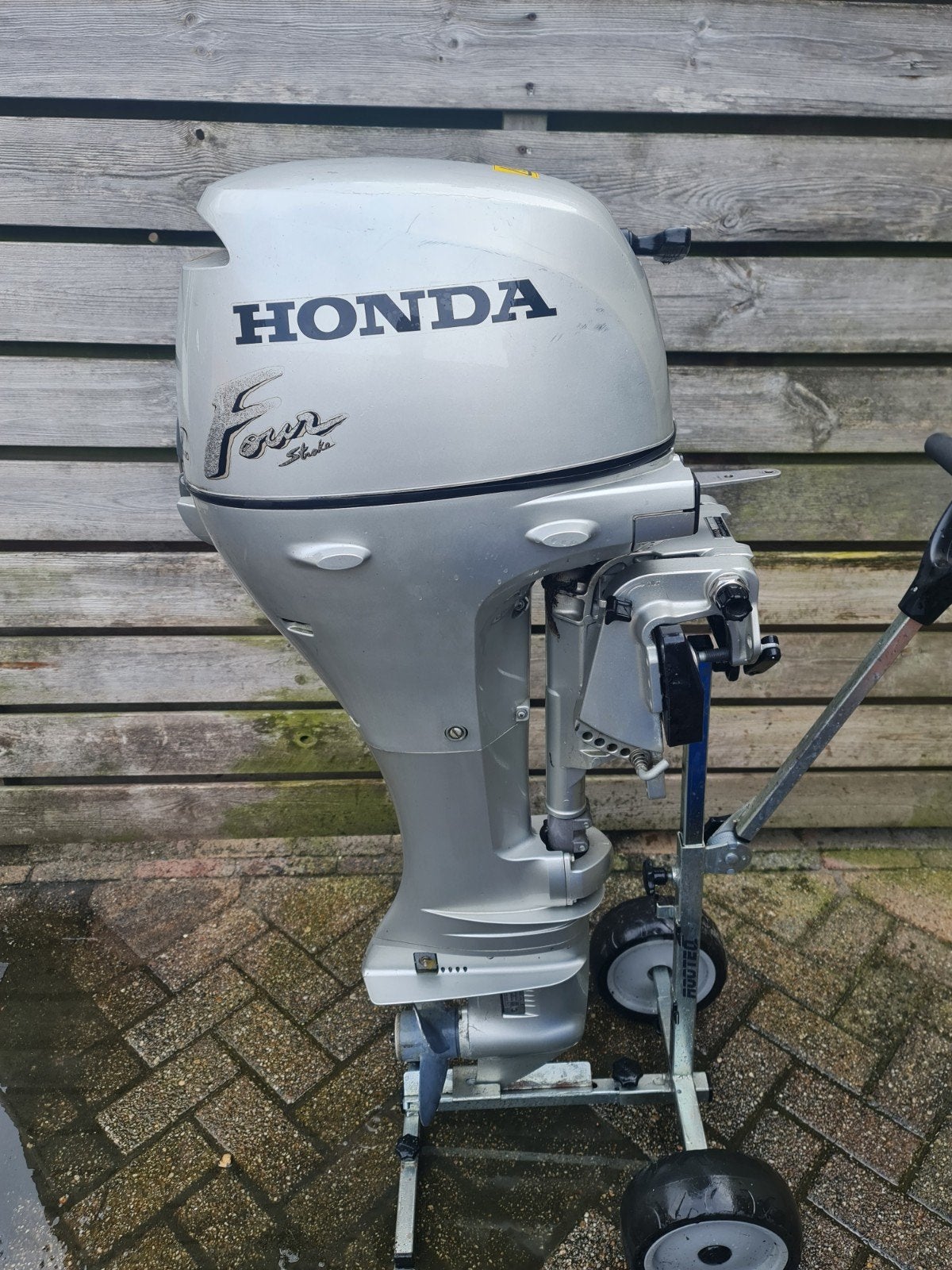 Honda 8pk fourstroke Langstaart, Watersport en Boten, Buiten- en Binnenboordmotoren, Ophalen, Gebruikt, 5 tot 10 pk, Viertaktmotor