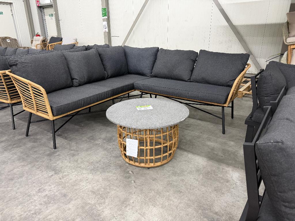 Flow hoek loungeset met tafel | 210x210cm, Ophalen, 5 zitplaatsen, Aston Martinlaan 36, Bank