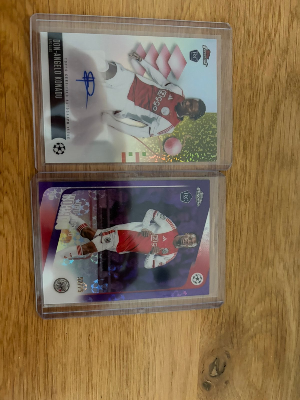Konadu rc autograph / numbered Topps- ajax, Verzamelen, Verzenden, Zo goed als nieuw, Ajax, Spelerskaart