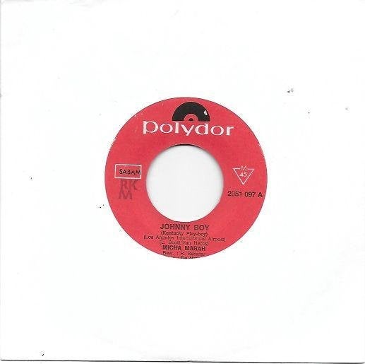 micha marah - johnny boy, Cd's en Dvd's, Ophalen of Verzenden, Zo goed als nieuw, 12 inch, Levenslied of Smartlap