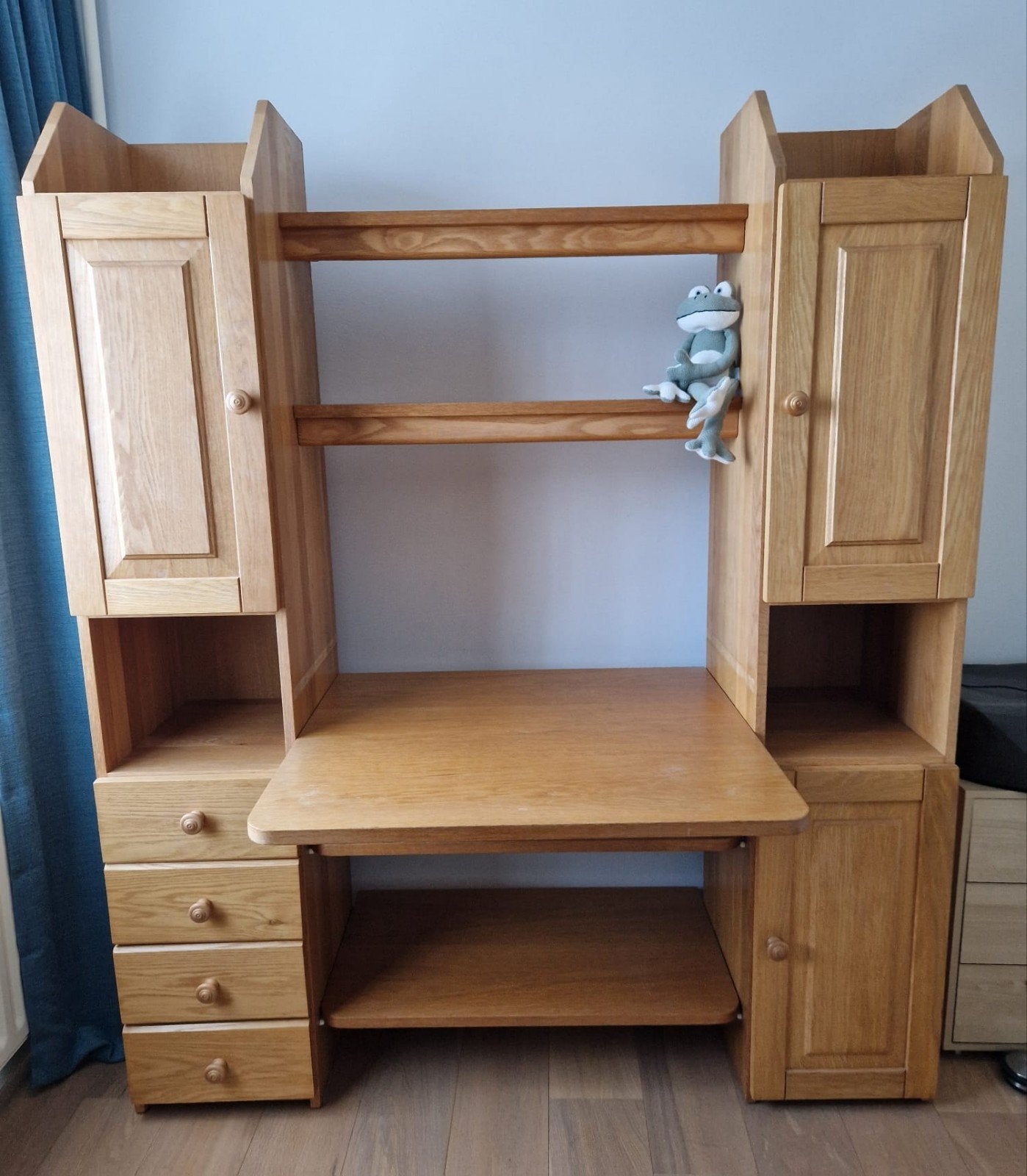 Commode/bureau met bijpassend ledikantje, Kinderen en Baby's, Ophalen, Gebruikt, 50 tot 70 cm, 105 cm of meer