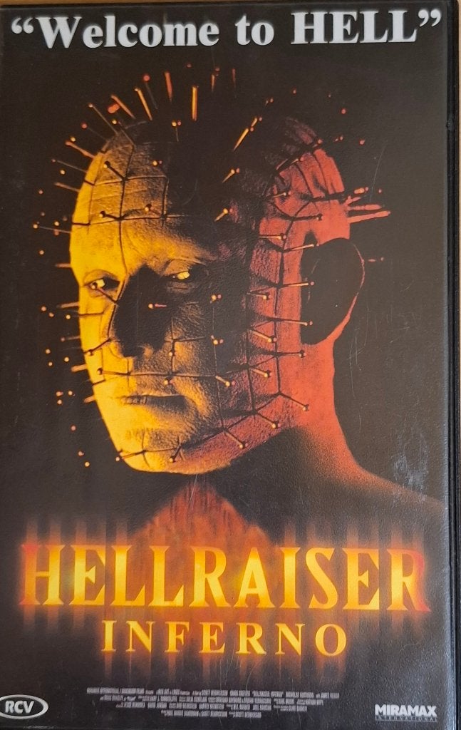 Hellraiser 5 Inferno - [ex-rental] VHS - CNR, Horror, Engels, Vanaf 16 jaar, Ophalen of Verzenden