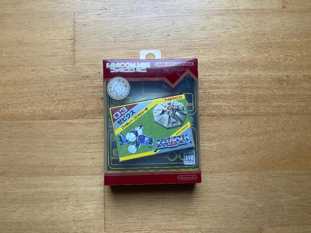 Xevious gba famicom mini, Avontuur en Actie, 1 speler, Ophalen of Verzenden, Zo goed als nieuw