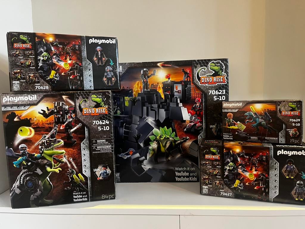 Playmobil Dino Rise sets compleet, Ophalen of Verzenden, Zo goed als nieuw, Complete set
