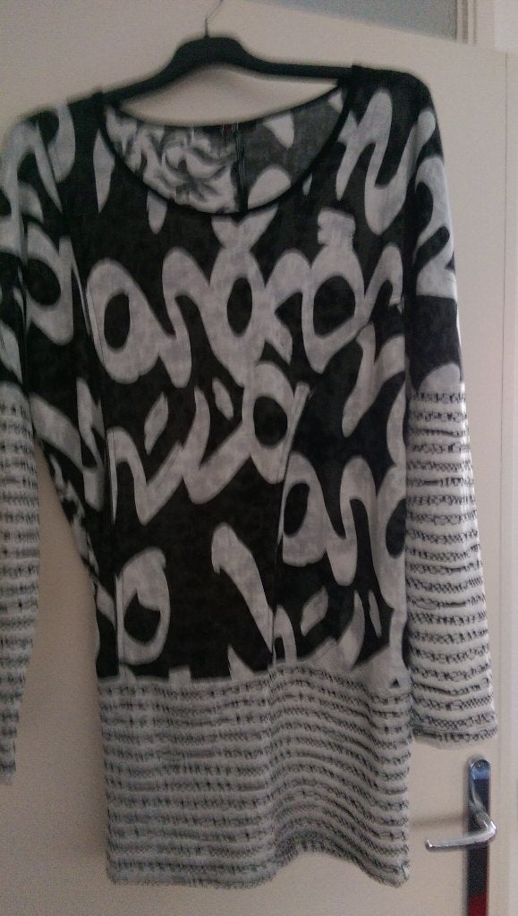 Damesblouse, Zwart, Ophalen of Verzenden, Zo goed als nieuw, Maat 36 (S)