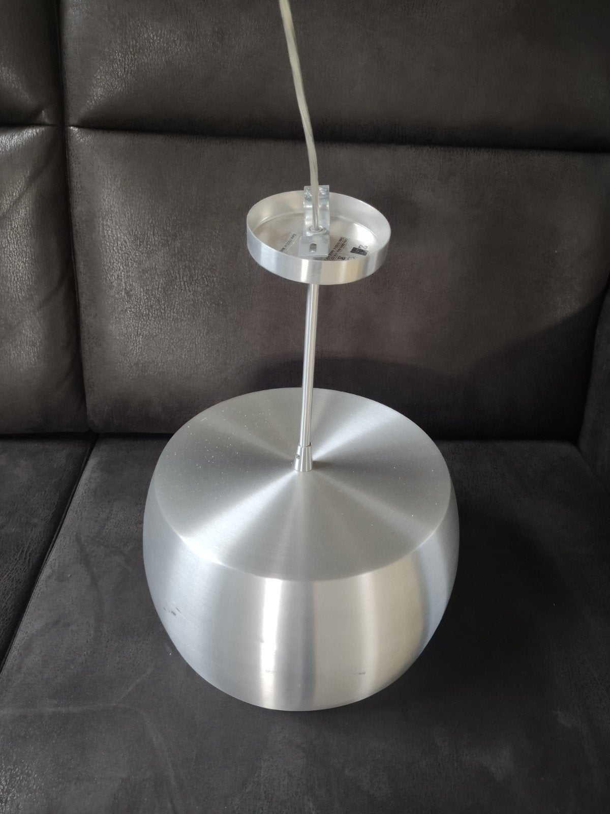 Set van 2 design aluminium hanglampen, Ophalen