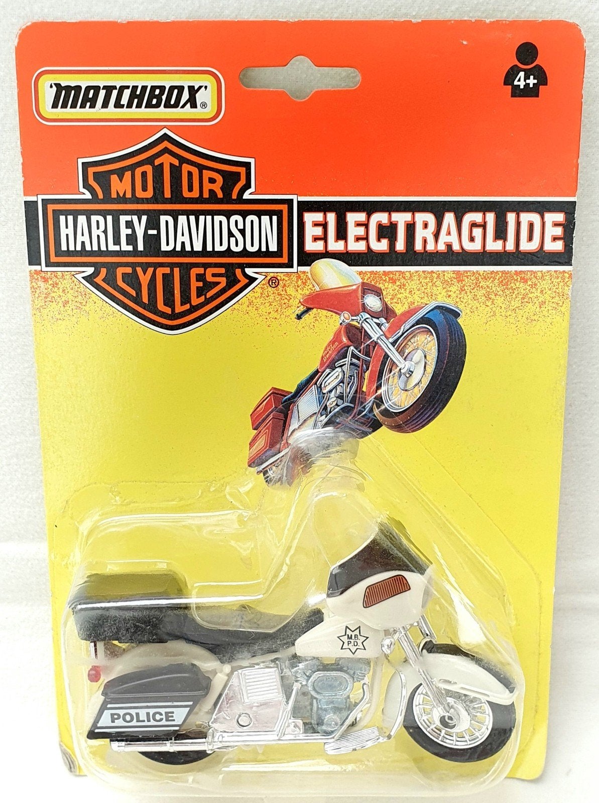 Matchbox 1:15 Harley-Davidson Electraglide Motorfiets '92 MB, Ophalen of Verzenden, Motor
