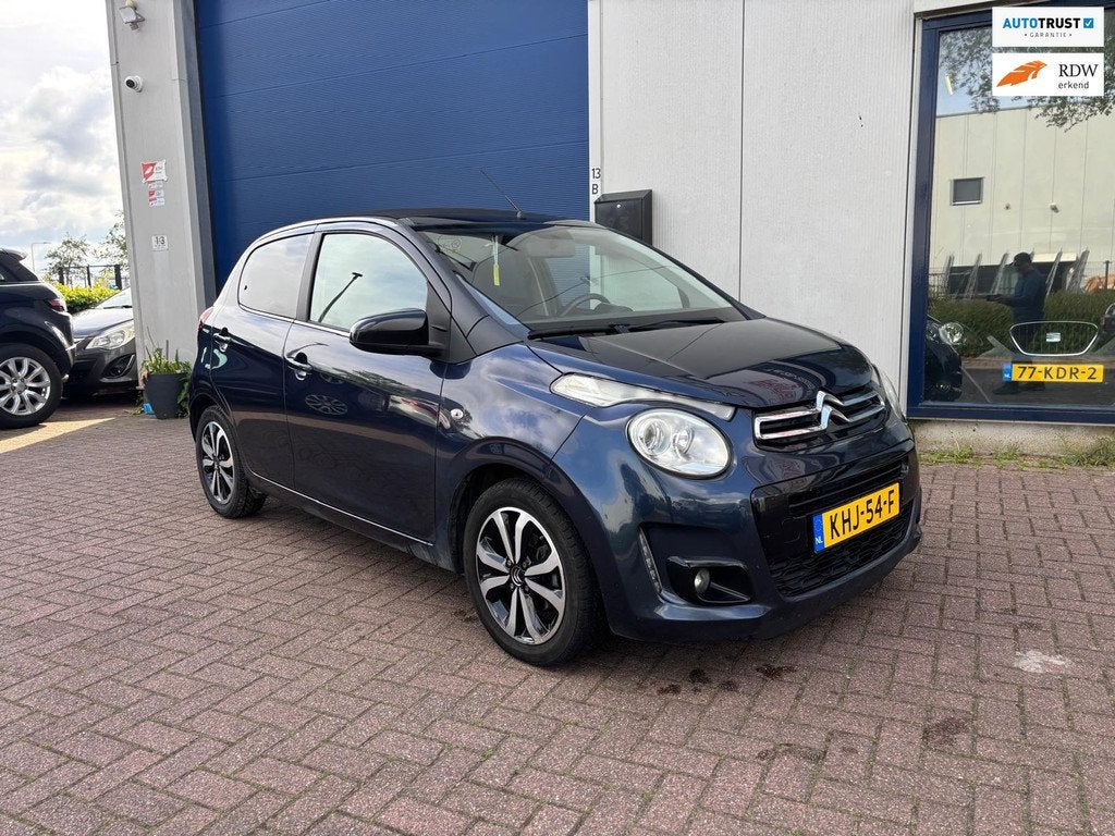 Citroen C1 1.2 PureTech Airscape Shine INCL NWE APK!, Voorwielaandrijving, Stof, Gebruikt, 1199 cc