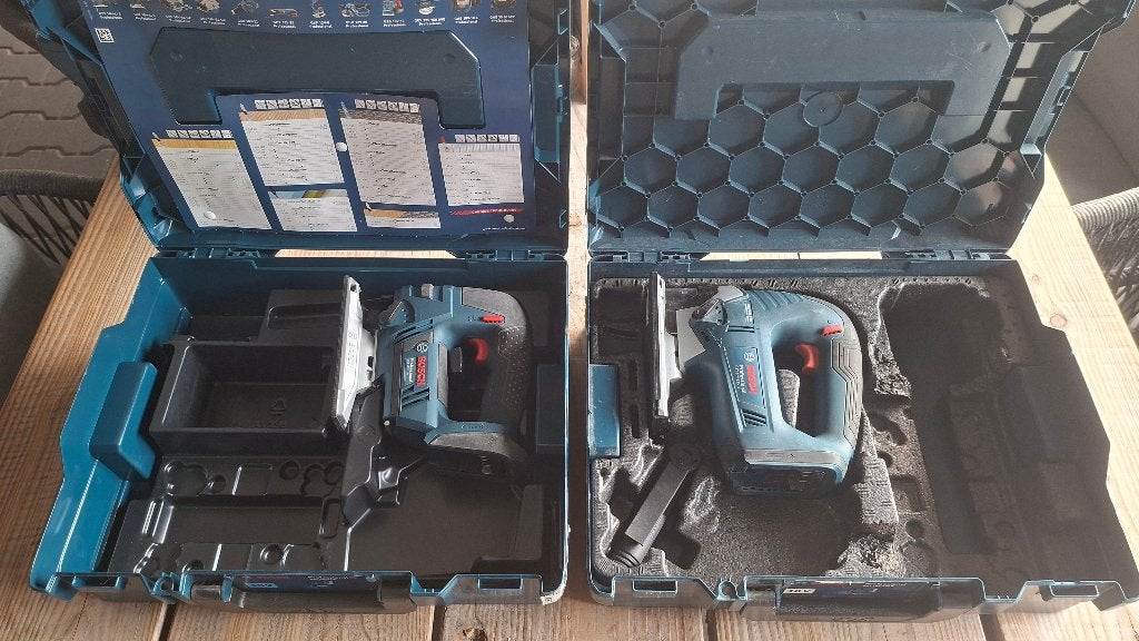 2x Bosch Decoupeerzaag GST 18v-Li B + GST-125 B, ,, Ophalen of Verzenden, Zo goed als nieuw, ,