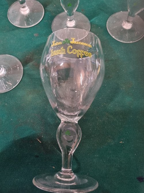 irish coffee glazen john jameson 10 stuks, Verzamelen, Glas en Borrelglaasjes, Ophalen of Verzenden, 'T Olde Gre-j, Info@toldegrej.nl