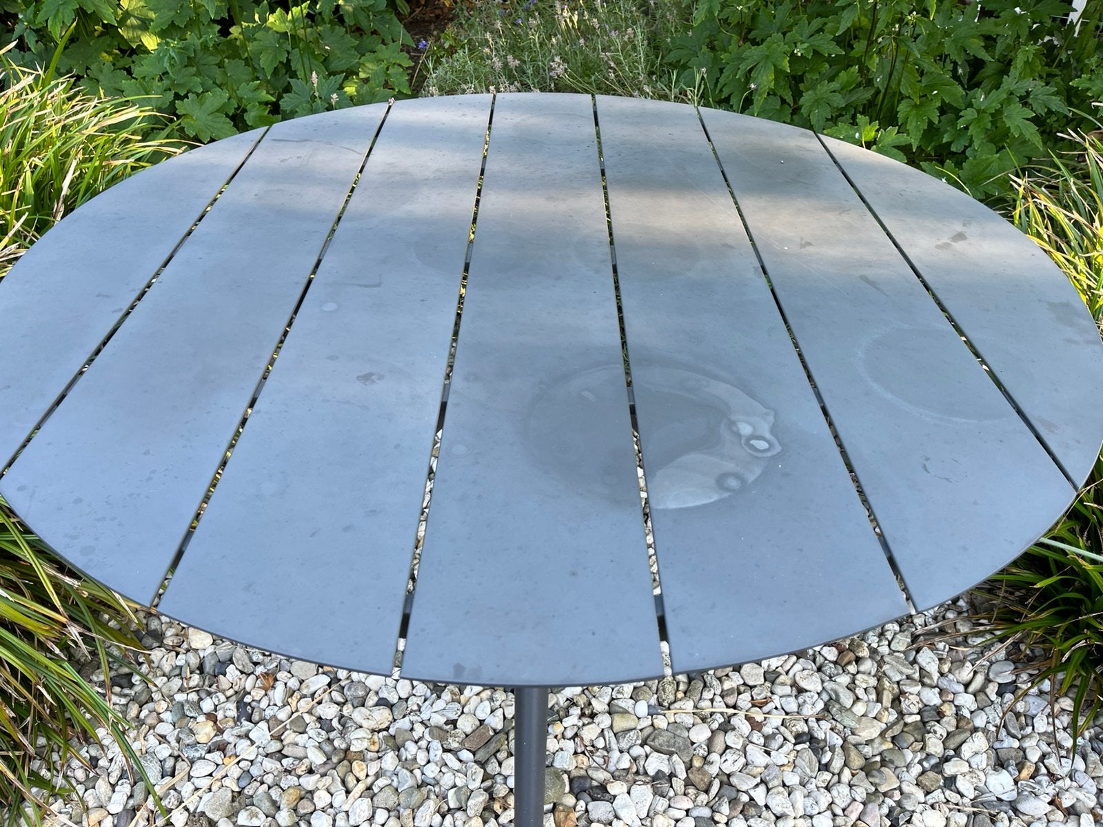 Kees Smit Manifesto ronde tuintafel 127 cm, Ophalen, Gebruikt, Rond, Metaal