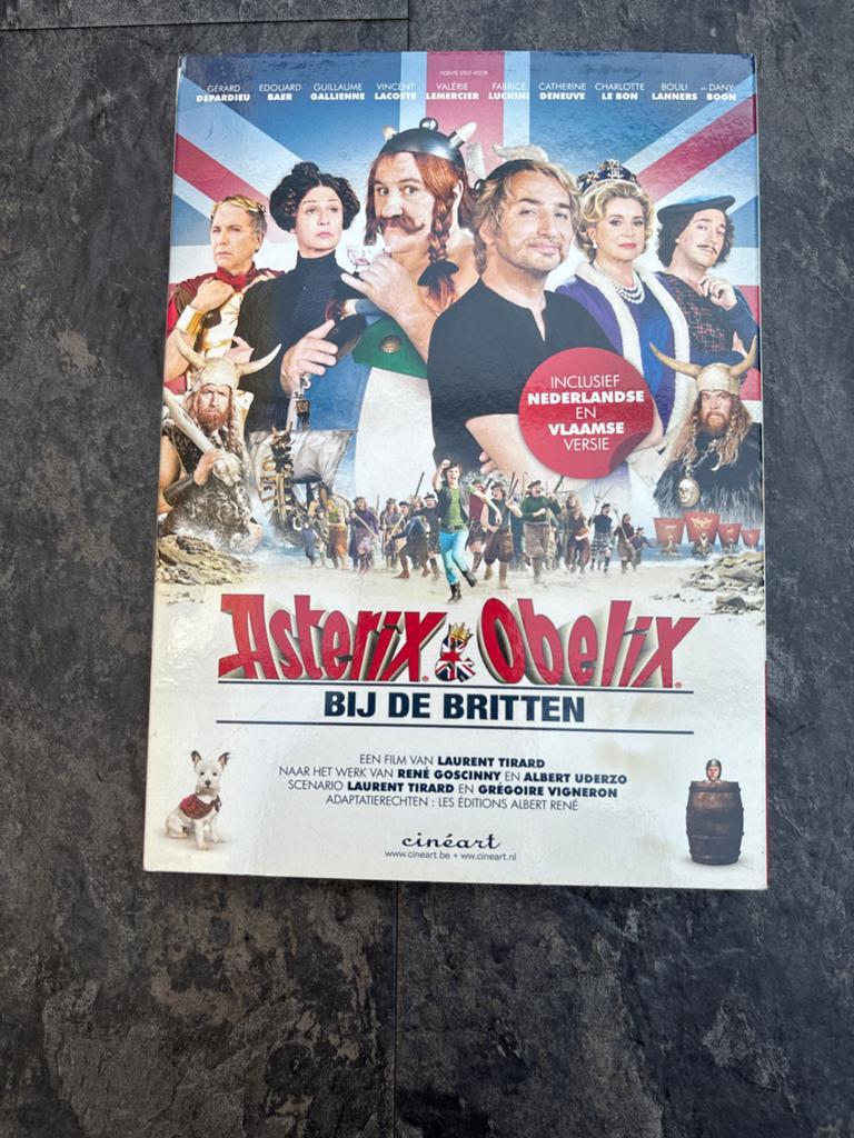 Asterix & Obelix: Bij de Britten DVD (Nederlands), Europees, Tekenfilm, Alle leeftijden, Ophalen of Verzenden