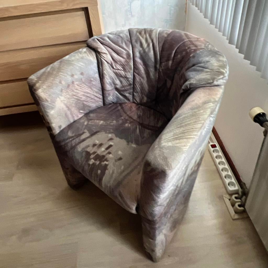 Stoffen fauteuiltje., Ophalen, Gebruikt