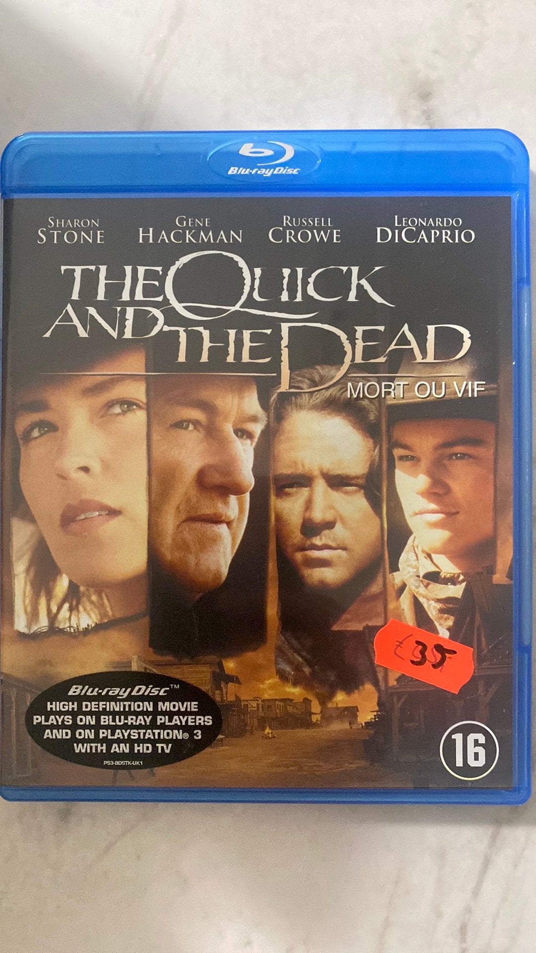 The quick and the dead blu ray NL versie, Cd's en Dvd's, Blu-ray, Ophalen of Verzenden, Zo goed als nieuw, Avontuur